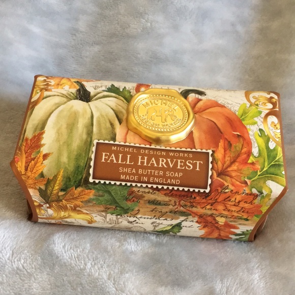 Fall Harvest Scented Shea Butter Designer Hand Soap Made in England NWT 8.7oz - Picture 12 of 14
